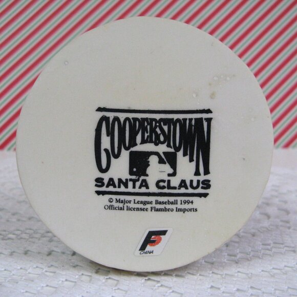 Cooperstown Santa Claus 1948 Cleveland Indians 6.5" Figurine Vtg 1994 With Box - Picture 6 of 8